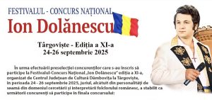 Read more about the article Au fost anunțați participanții la FESTIVALUL – CONCURS NAŢIONAL „ION DOLĂNESCU”, ediția a XI-a!