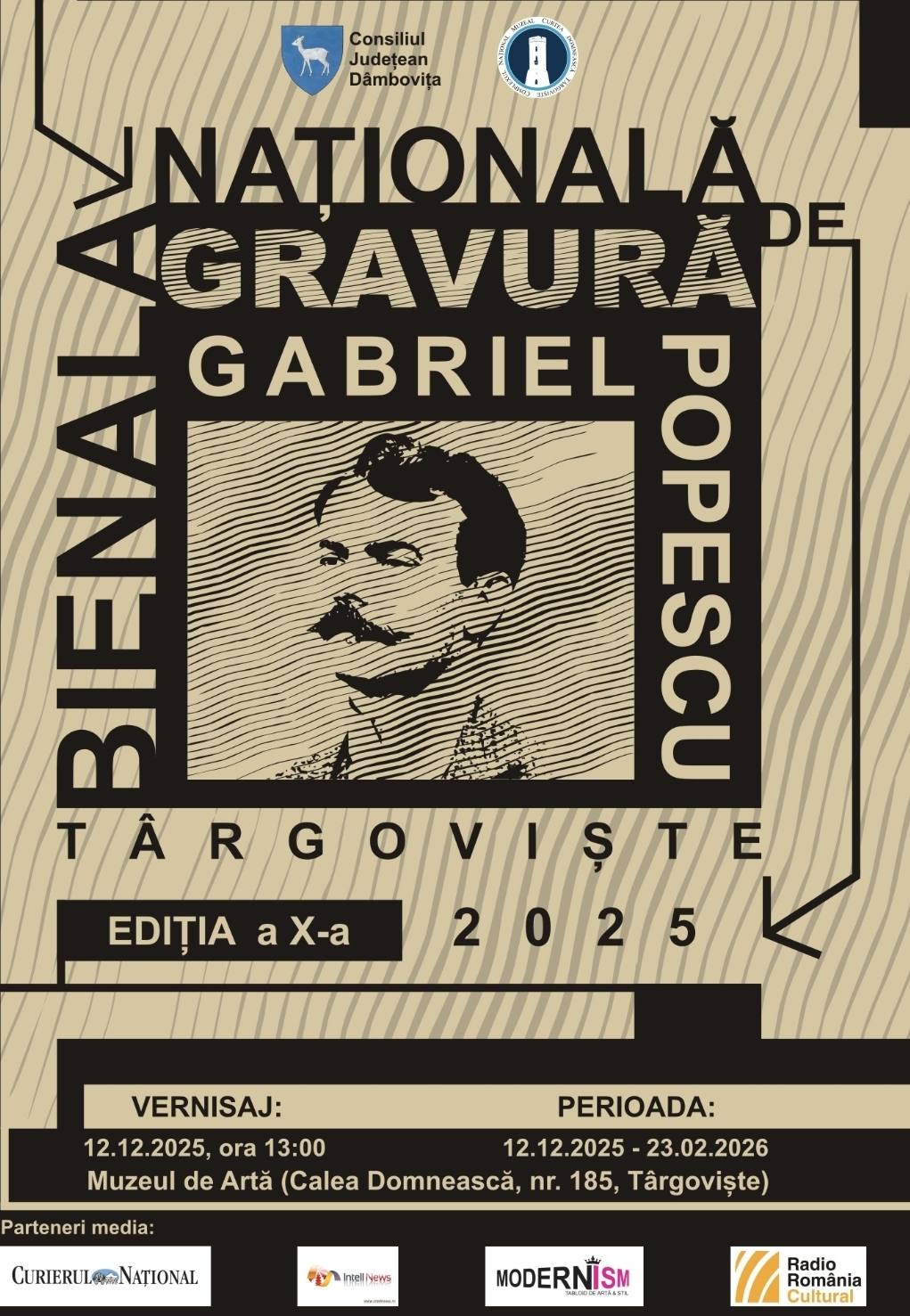 You are currently viewing ÎNCEP ÎNSCRIERILE PENTRU EDIŢIA A X-A, A BIENALEI NAŢIONALE DE GRAVURĂ „GABRIEL POPESCU” (2025)