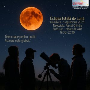 Read more about the article Eclipsa totală de Lună, diseară. Târgoviștenii sunt invitați, în Parcul Chindia, s-o observe