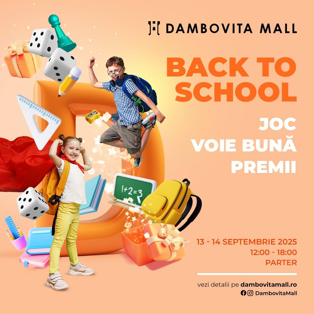 You are currently viewing Back to Fun, Back to School la Dâmbovița Mall