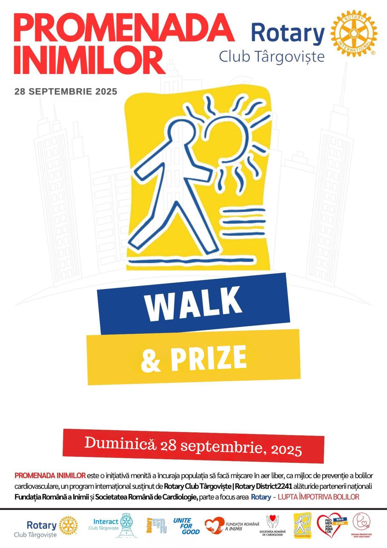 You are currently viewing Rotary Club Târgoviște organizează la finalul săptămânii a VI-a ediție a evenimentului „Promenada Inimilor”
