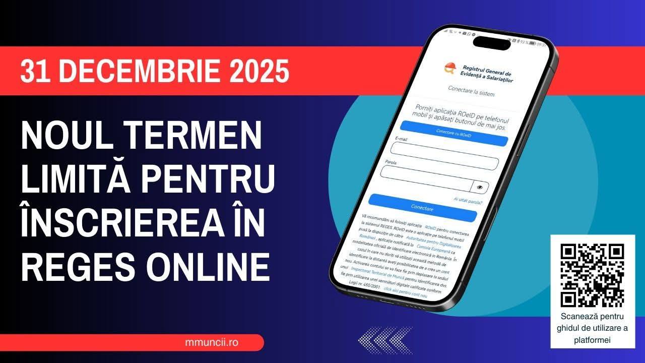 You are currently viewing ITM Dâmbovița anunță prelungirea termenului de înrolare la REGES ONLINE