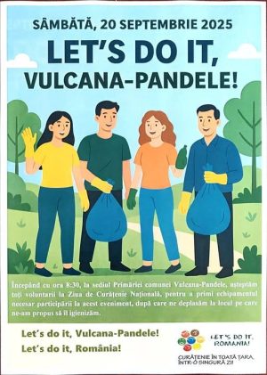 Read more about the article Locuitorii din Vulcana-Pandele, chemați la voluntariat, în cadrul Let’s Do It, Romania!
