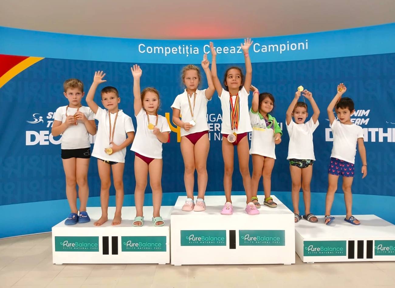 You are currently viewing Una dintre cele mai mici înotătoare de la CSM Târgoviște, de două ori pe podium la Cupa de Toamnă
