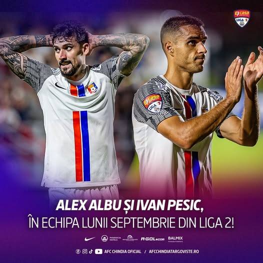 You are currently viewing Chindia Târgoviște dă doi fotbaliști în echipa lunii septembrie pentru Liga 2
