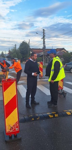 Read more about the article Lucrările de modernizare pe drumurile județene din Văcărești, aproape de finalizare