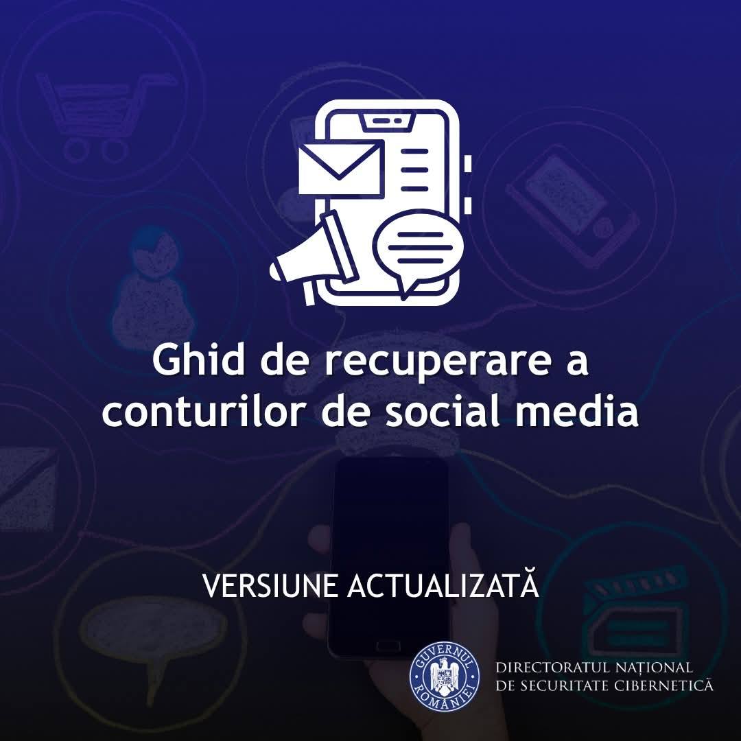 You are currently viewing DNSC a elaborat un Ghid de protejare și recuperare a conturilor de social media