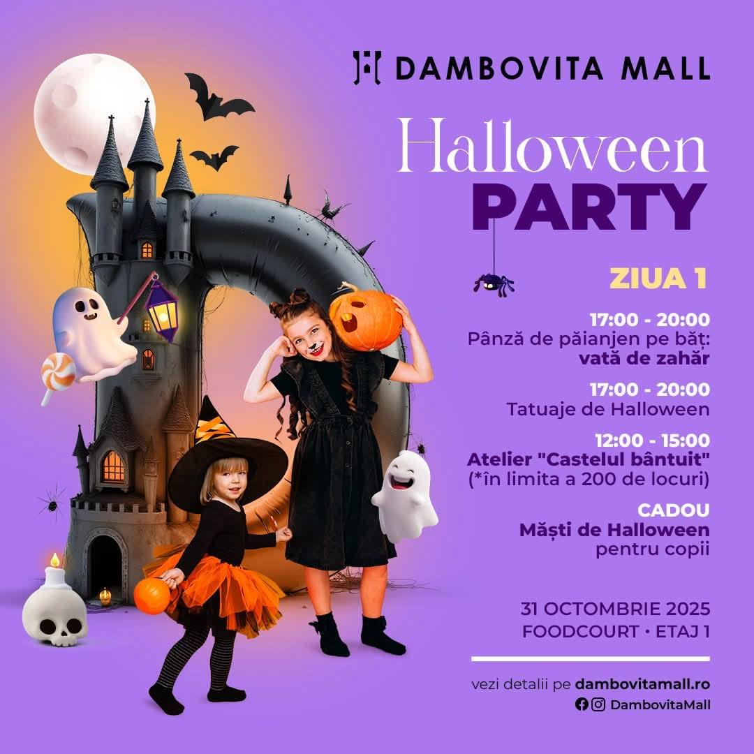 You are currently viewing Halloween plin de magie și culoare la Dâmbovița Mall