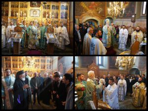 Read more about the article SLUJIRE ARHIEREASCĂ LA PARACLISUL REȘEDINȚEI EPARHIALE DIN TÂRGOVIȘTE