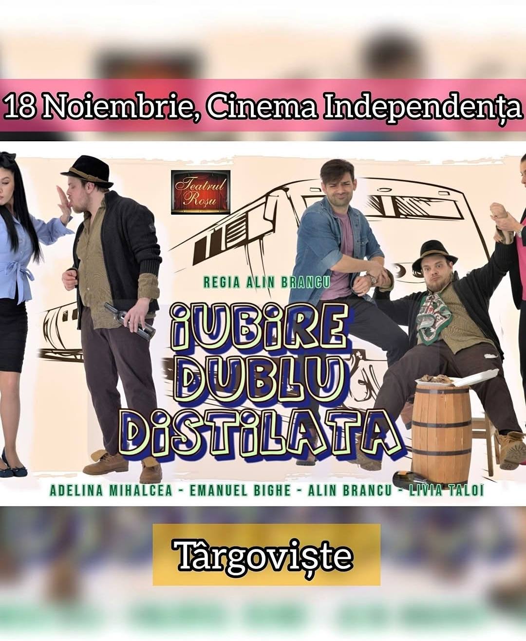 You are currently viewing Comedia „Iubire dublu distilată” ajunge la Târgoviște