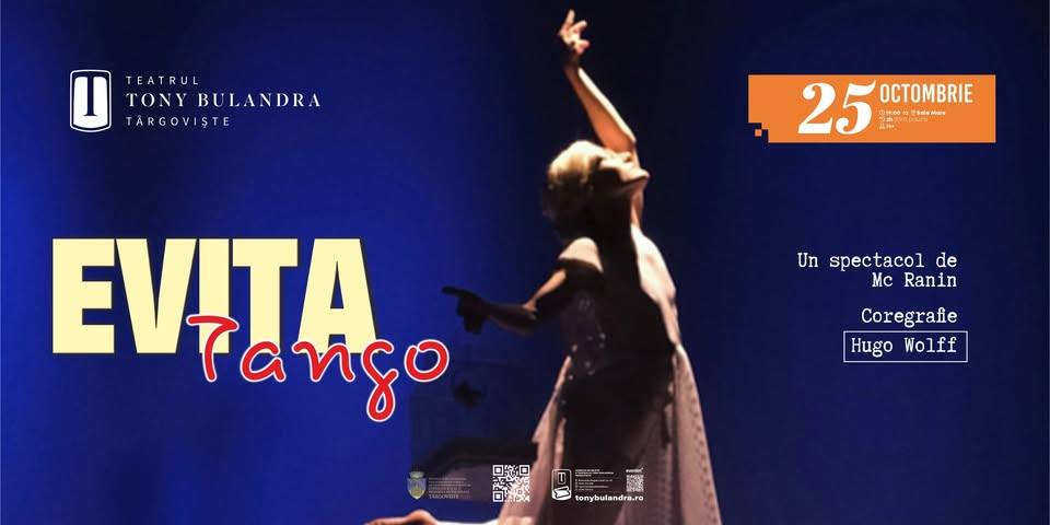 You are currently viewing „Evita Tango”, un spectacol plin de emoție și forță feminină, diseară, pe scena Teatrului Tony Bulandra Târgoviște