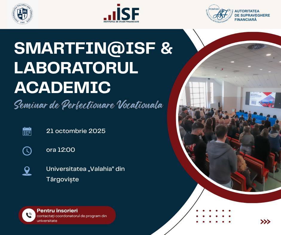 You are currently viewing Educație financiară la nivel universitar; specialiști ai ASF și ISF, față în față cu studenții din Târgoviște