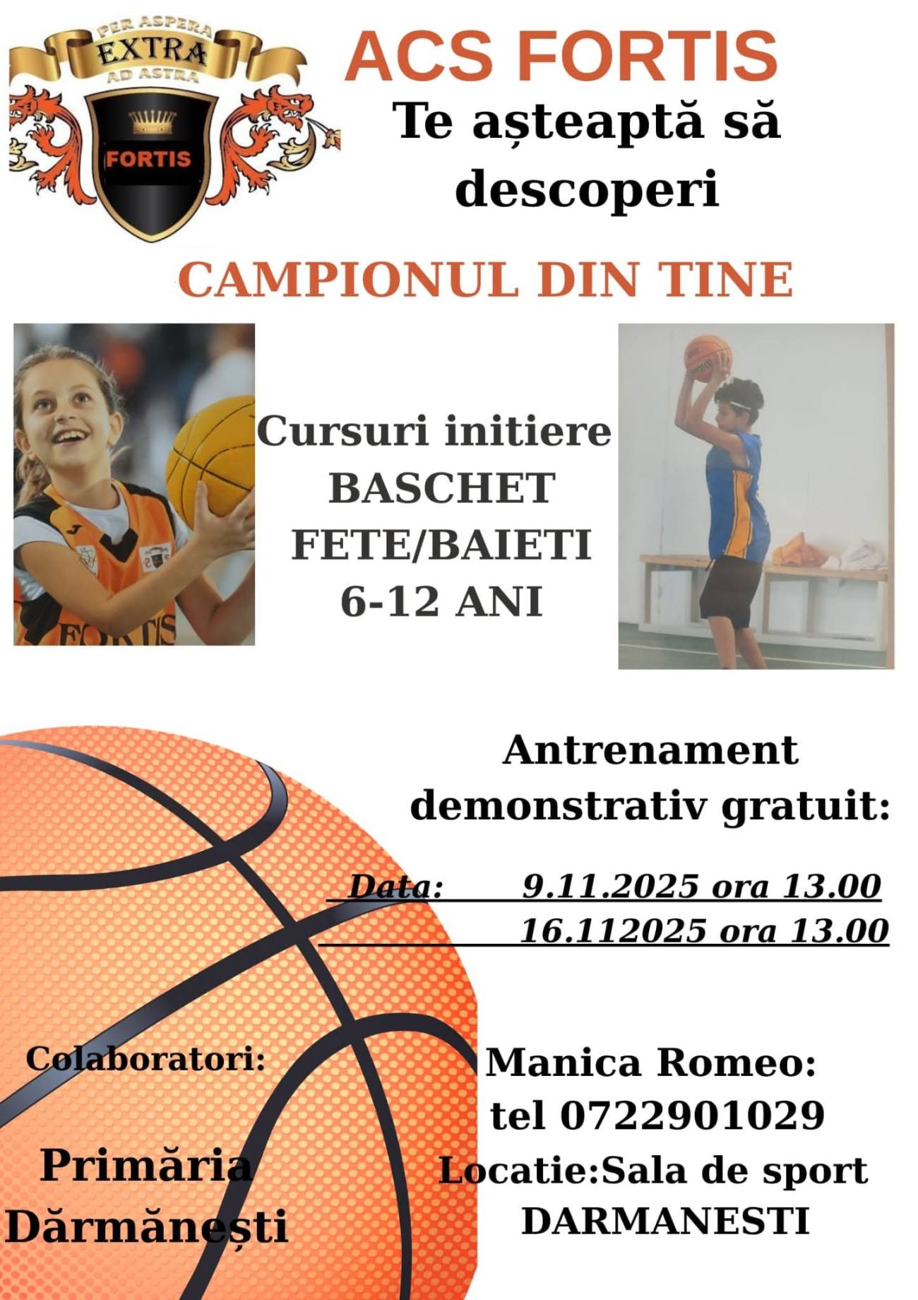 You are currently viewing Selecții pentru cursuri de baschet la Dărmănești