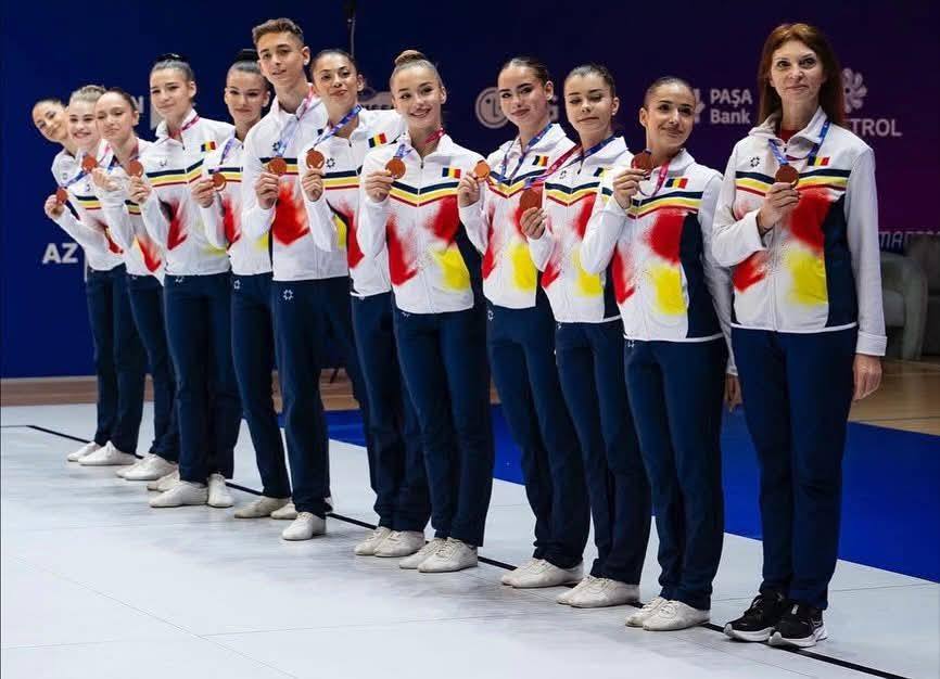 You are currently viewing Bronz pentru România la echipe, la Campionatele Europene de Gimnastică Aerobică din Ganja, Azerbaidjan
