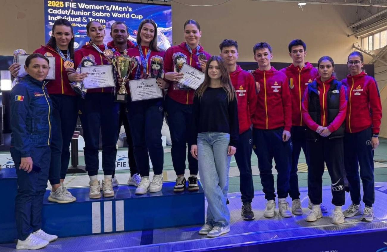 You are currently viewing MEDALIE DE BRONZ pentru România la Cupa Mondială de Sabie Juniori – Tashkent