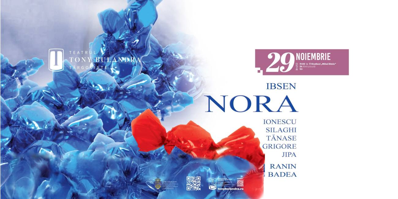 You are currently viewing „NORA” – Piesa dramaturgului Henrik Ibsen se va juca la Teatrul Municipal „Tony Bulandra”