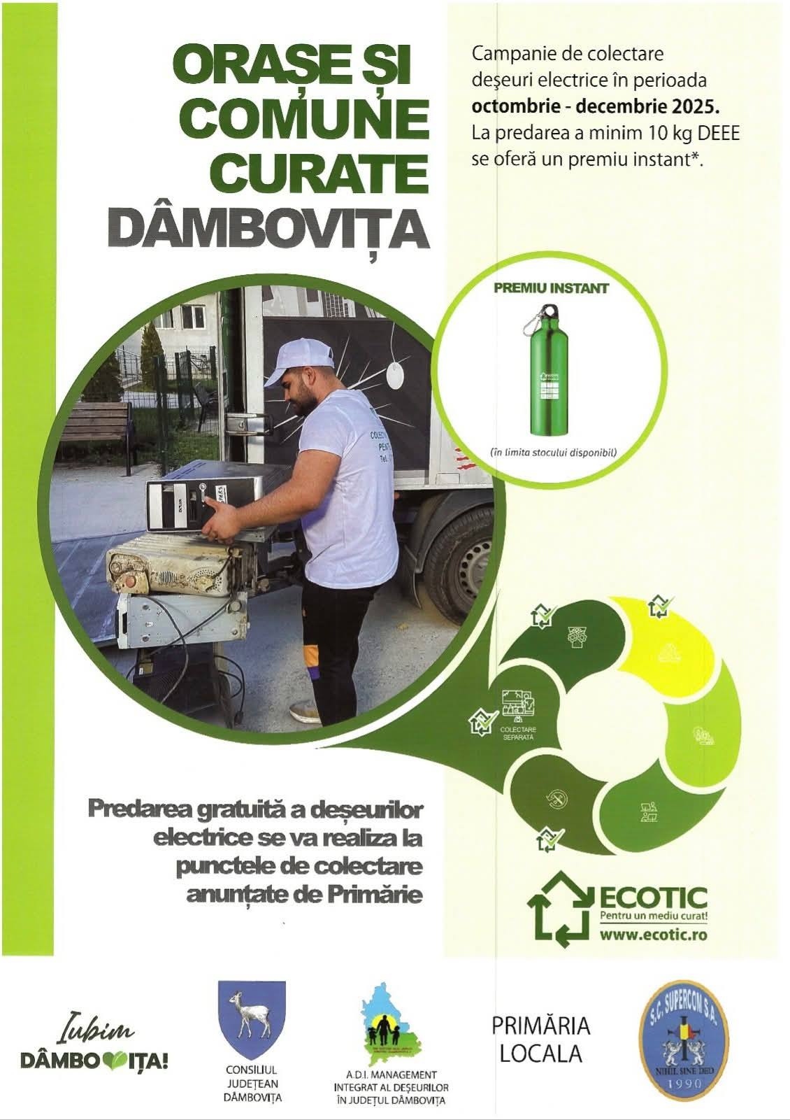 You are currently viewing Campanie de colectare a deșeurilor electrice în comuna Bezdead, cu premii pentru cantități de minimum 10 kilograme