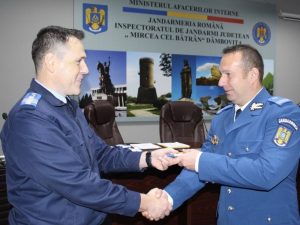 Read more about the article Avansări în grad de Ziua Națională a României la Jandarmeria Dâmbovița