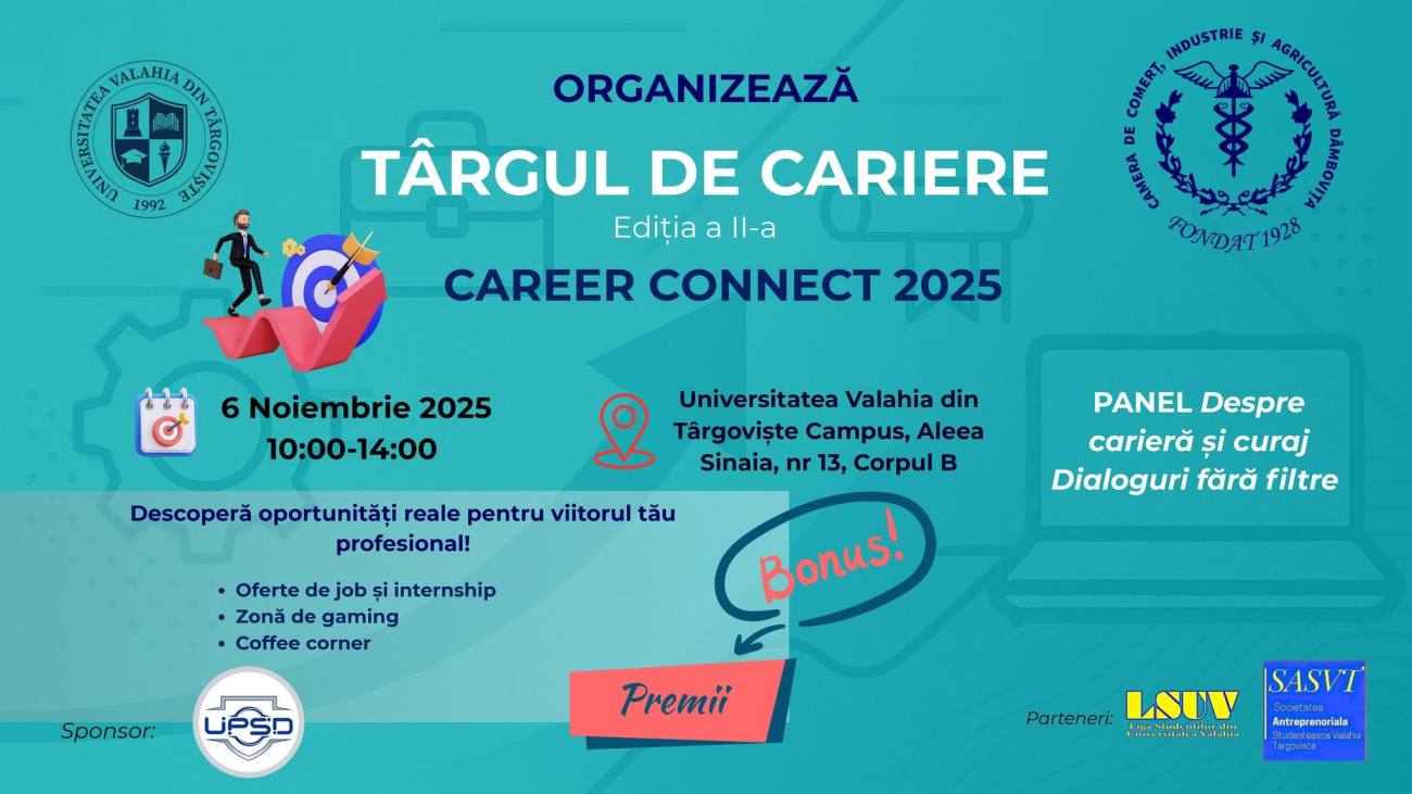 You are currently viewing De la oportunități profesionale la discuții motivaționale: „Career Connect 2025”, o zi dedicată carierei