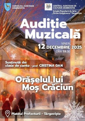 Read more about the article Elevii Școlii Populare de Arte din Târgoviște au susținut un recital de Crăciun