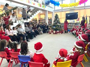 Read more about the article Atelierul lui Moș Crăciun – Activitate inedită la Biblioteca Județeană Dâmbovița – Filiala pentru Copii