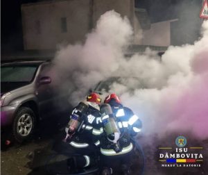 Read more about the article Un autoturism a fost mistuit de flăcări, în municipiul Târgoviște!
