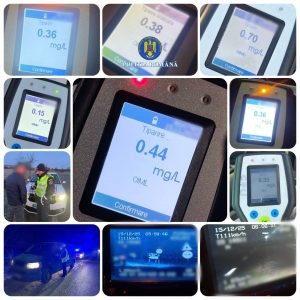 Read more about the article DÂMBOVIȚA: 5 ORE DE ACȚIUNE, 212 SANCȚIUNI CONTRAVENȚIONALE, 56 PERMISE DE CONDUCERE REȚINUTE!