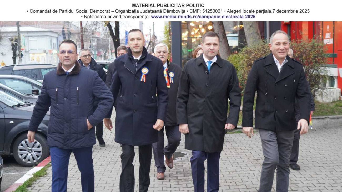 You are currently viewing PSD Dâmbovița, mesaj de 1 Decembrie de la Găești: să fim uniți și să lucrăm împreună pentru comunitate