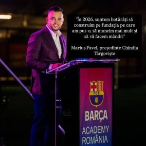 Read more about the article Președintele Chindiei Târgoviște, Marius Pavel, mesaj pentru toți suporterii echipei dâmbovițene la final de 2025: „Construim ceva special, un club de succes”