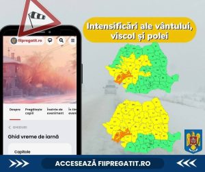 Read more about the article ISU Dâmbovița avertizează: ninsori abundente, viscol și risc de polei în următoarele zile