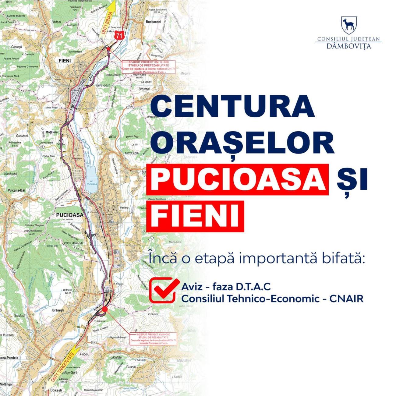 You are currently viewing Corneliu Ștefan: Proiectul privind Centura Orașelor Pucioasa și Fieni a mai trecut o etapă esențială