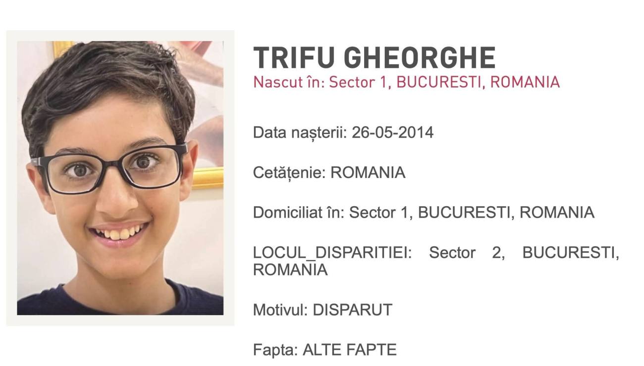 You are currently viewing Atenție! Un copil din București a dispărut în această seară