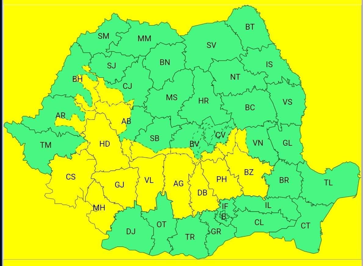 You are currently viewing Atenționare meteo de precipitații, valabilă și în județul Dâmbovița 