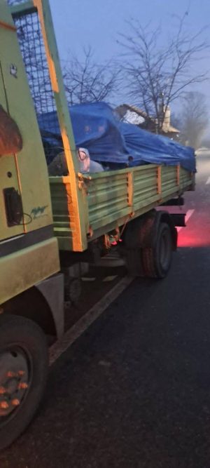 Read more about the article Autoutilitară plină cu deșeuri, confiscată la Corbii Mari. Primarul Ionuț Bănică: Comuna nu e groapa de gunoi a nimănui