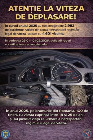 Read more about the article ATENȚIE, ȘOFERI! POLIȚIȘTII DÂMBOVIȚENI DESFĂȘOARĂ AMPLE RAZII PENTRU DEPISTAREA VITEZEI EXCESIVE!
