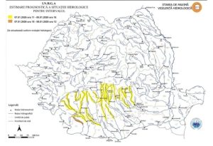 Read more about the article COD GALBEN de posibile depășiri ale COTELOR DE APĂRARE pe unele sectoare ale unor râuri din județul Dâmbovița!