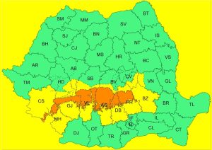 Read more about the article Noi avertizări de vreme severă emise de ANM. Județul Dâmbovița, sub avertizare până marți seara