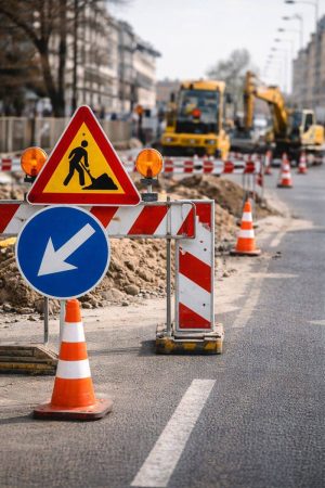 Read more about the article Restricții temporare de circulație pe DJ 716, în comuna Brănești, pentru lucrări la rețeaua de canalizare