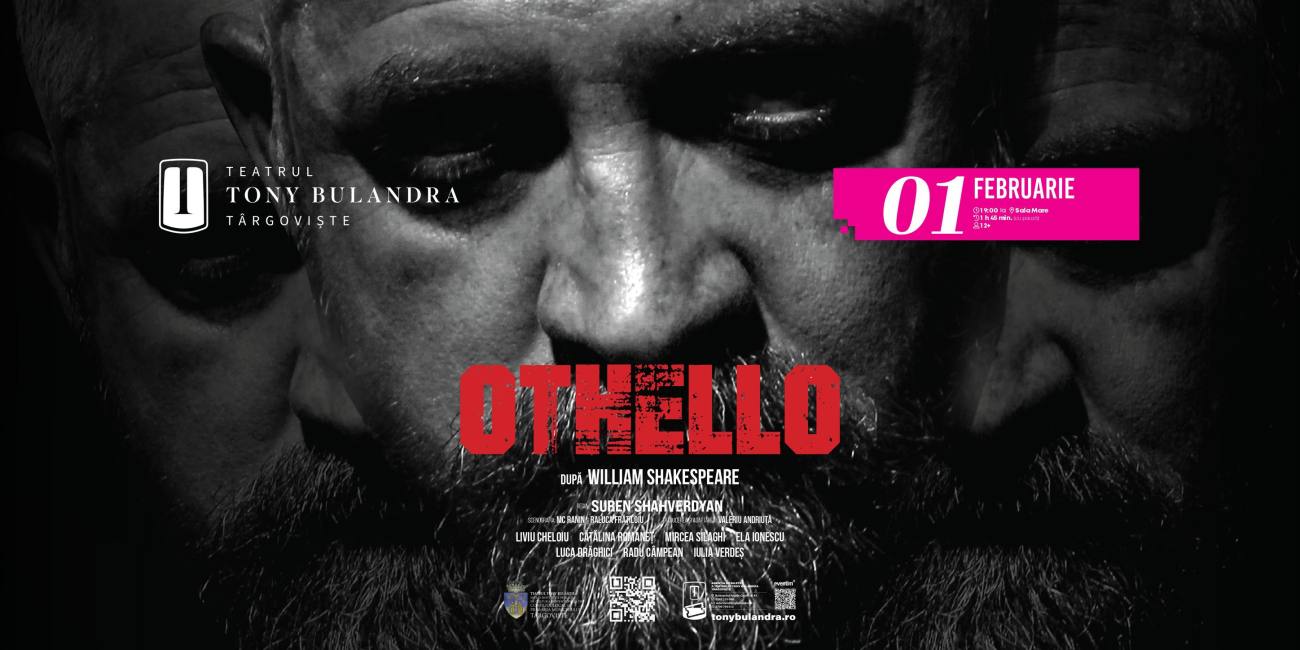 You are currently viewing „Othello”, povestea care răscolește suflete, se joacă diseară la Teatrul Tony Bulandra