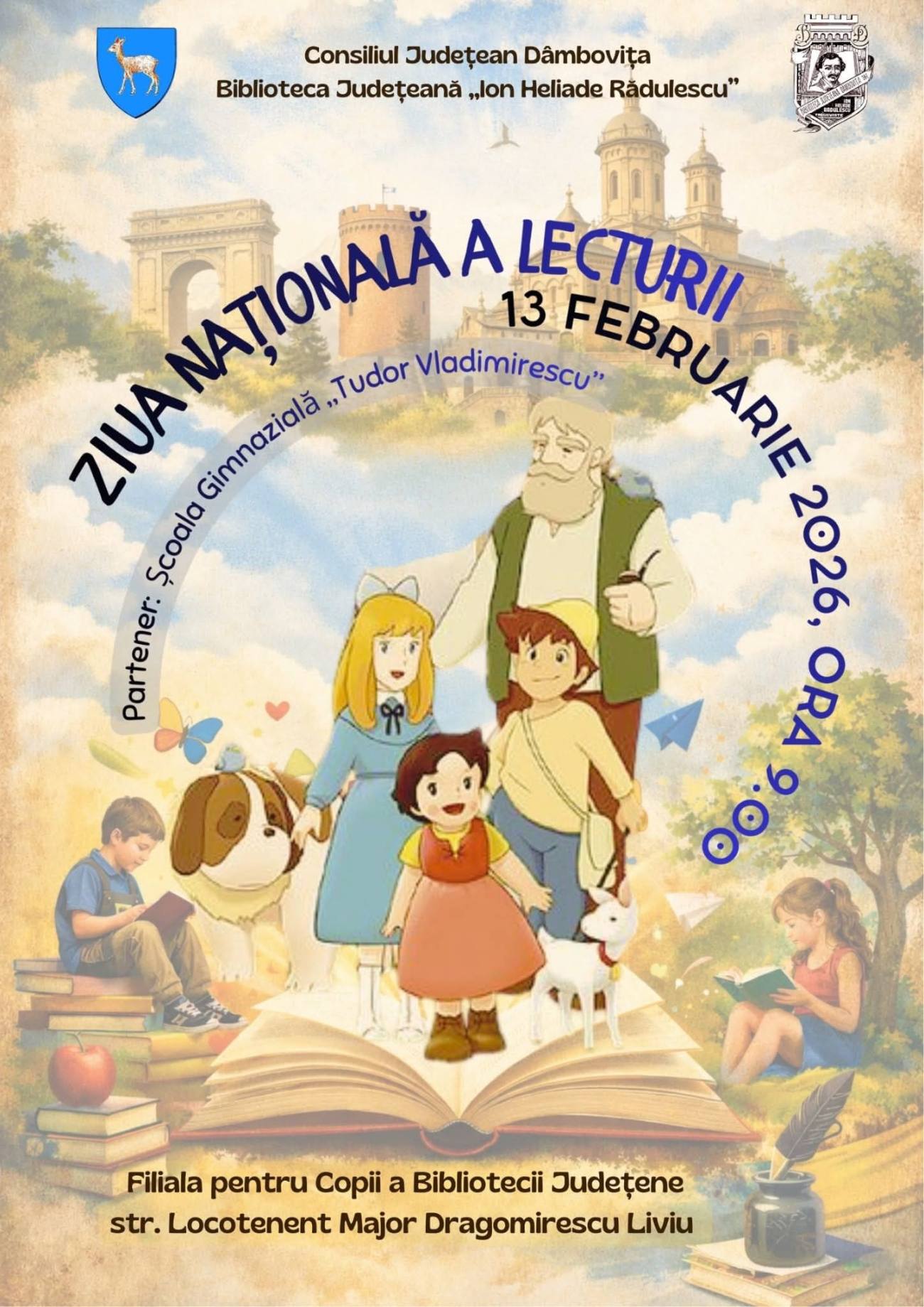 You are currently viewing Ziua Internațională a Lecturii va fi marcată în mod aparte la Filiala pentru copii a Bibliotecii Județene Dâmbovița