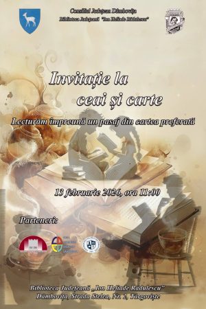 Read more about the article „Invitație la un ceai și o carte” la Biblioteca Județeană „I. H. Rădulescu” Dâmbovița