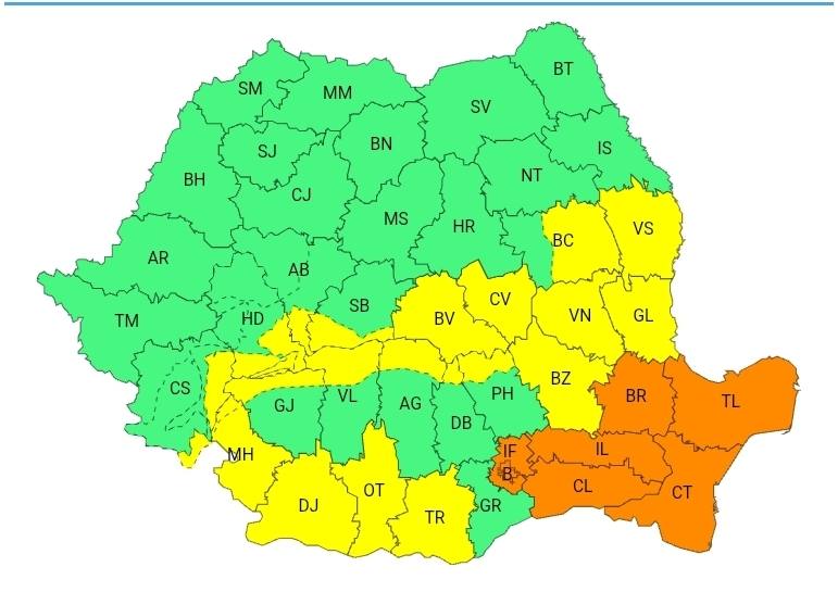 You are currently viewing AVERTIZĂRI METEOROLOGICE COD GALBEN DE NINSOARE, PENTRU NORDUL JUDEȚULUI DÂMBOVIȚA!