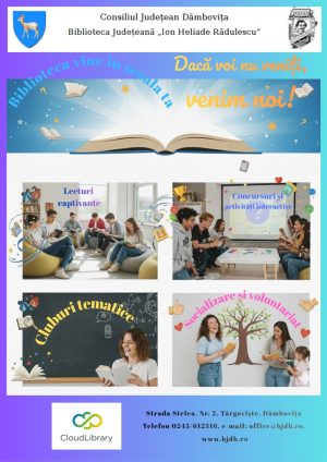 Read more about the article „Dacă voi nu veniți, venim noi!” – campanie a Bibliotecii Județene Dâmbovița în școlile din Târgoviște
