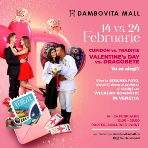 Read more about the article Cupidon sau Dragobete? Dâmbovița Mall provoacă îndrăgostiții la vot și trimite un cuplu la Veneția