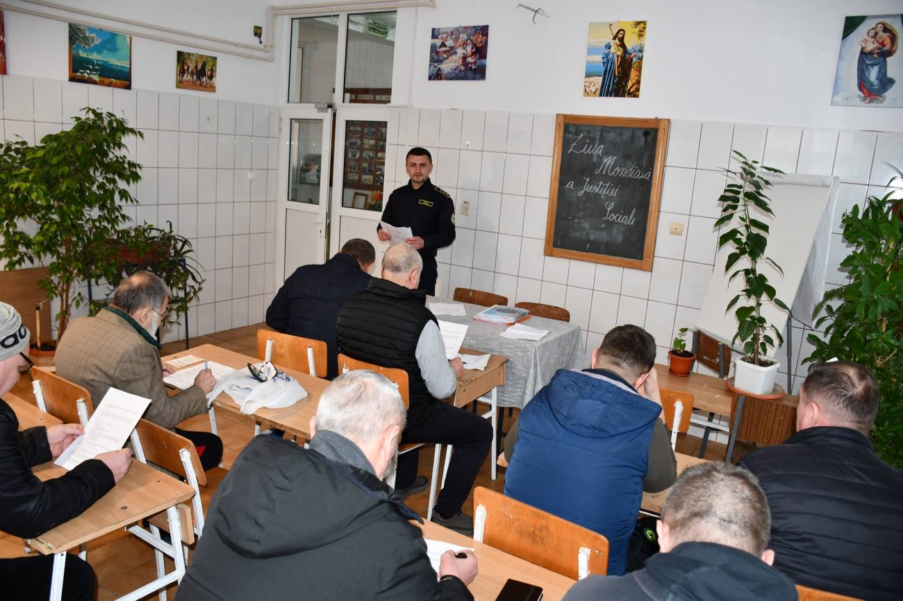 You are currently viewing Activitate educativă la Penitenciarul Găești, de Ziua Mondială a Justiției Sociale