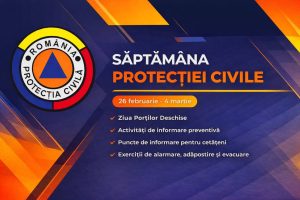 Read more about the article ISU Dâmbovița organizează, în perioada 26 februarie – 4 martie, „Săptămâna Protecției Civile”