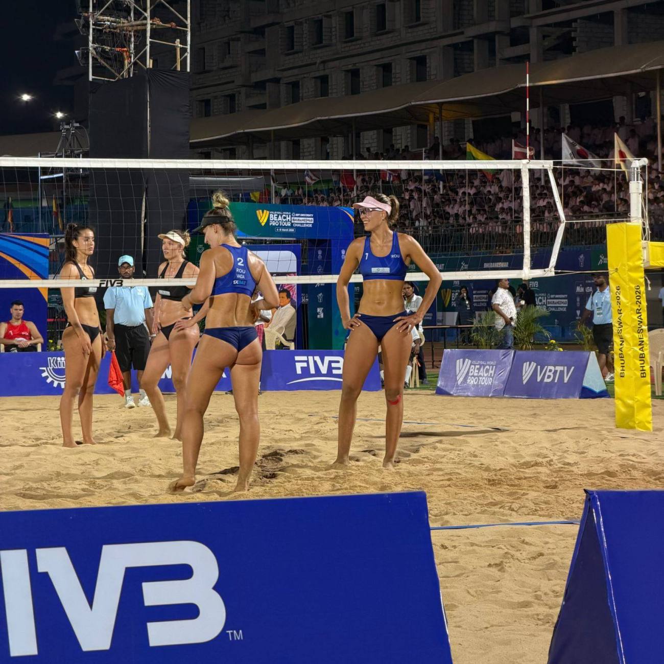 You are currently viewing Perechea alcătuită din Francesca Alupei și Beata Vaida s-a oprit în sferturile de finală la turneul de volei pe nisip din India