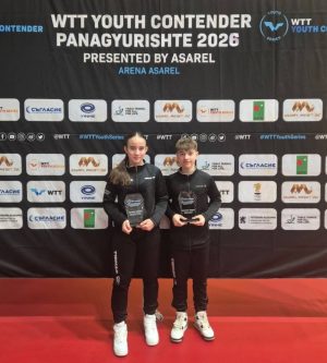 Read more about the article Rezultate remarcabile pentru tenismenii de masă români la WTT Youth Contender Panagyurishte 2026! Patru medalii cucerite de micii tricolorii la U13