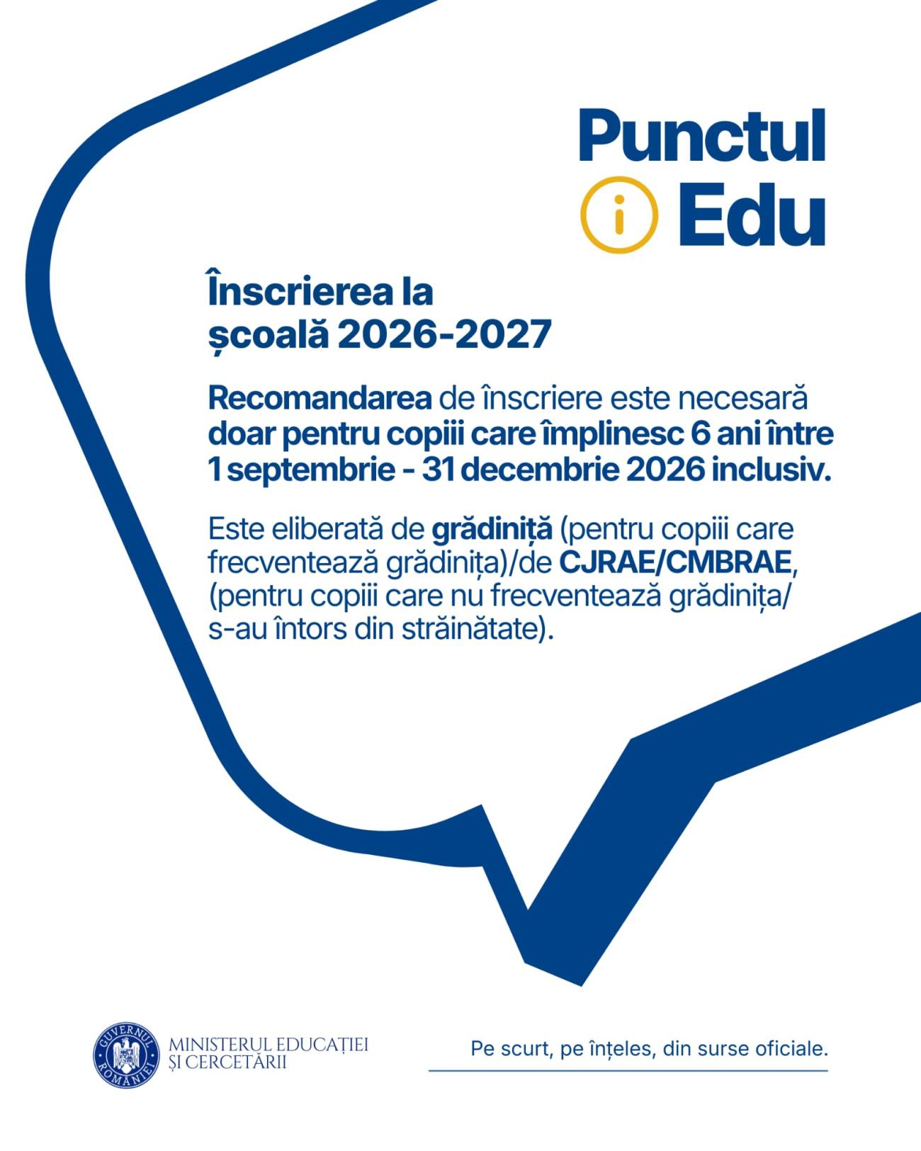 You are currently viewing ISJ Dâmbovița, clarificări pentru părinți privind înscrierea copiilor în clasa pregătitoare. Când este necesară recomandarea pentru învățământul primar