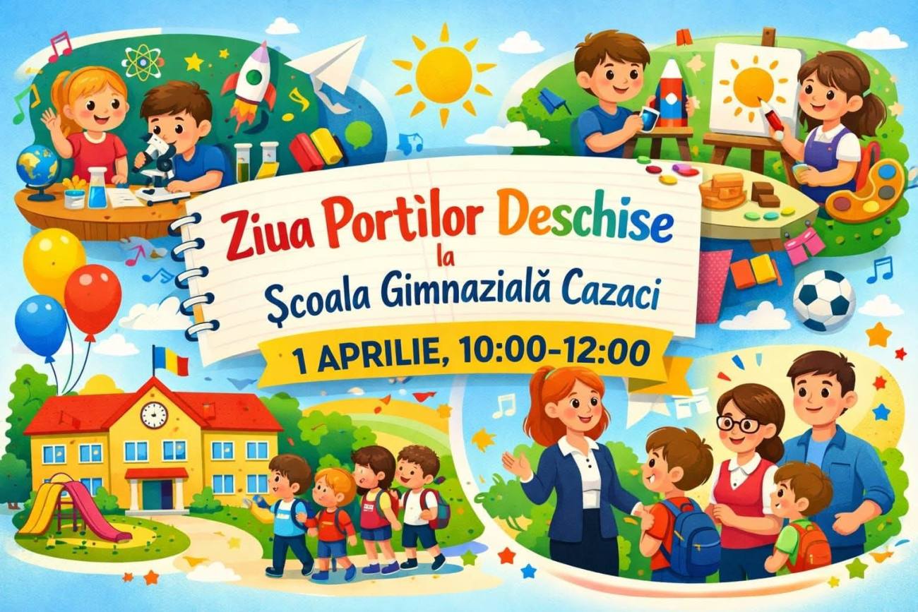 You are currently viewing Ziua Porților Deschise la Școala Gimnazială Cazaci